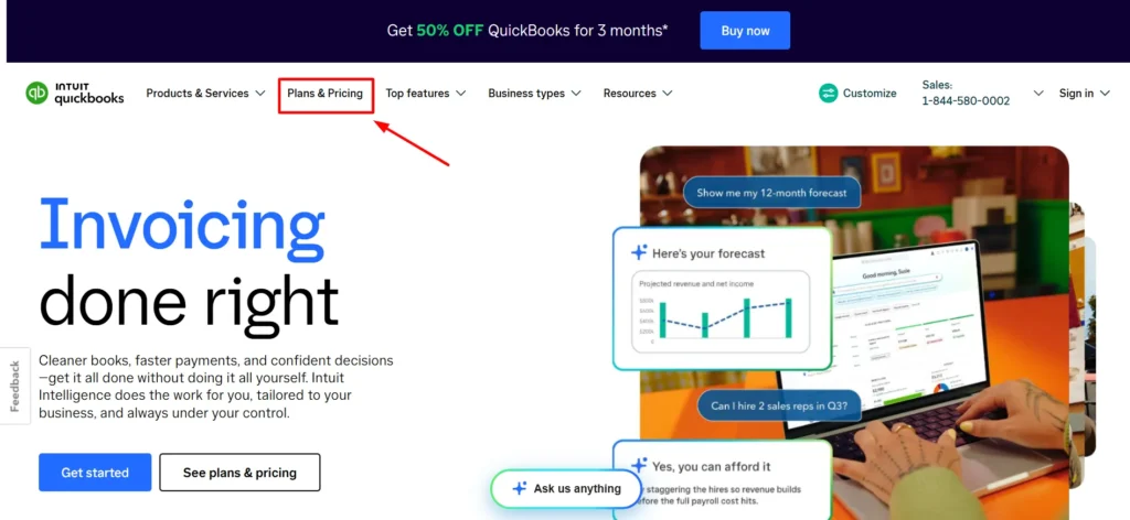 QuickBooks Login step 2