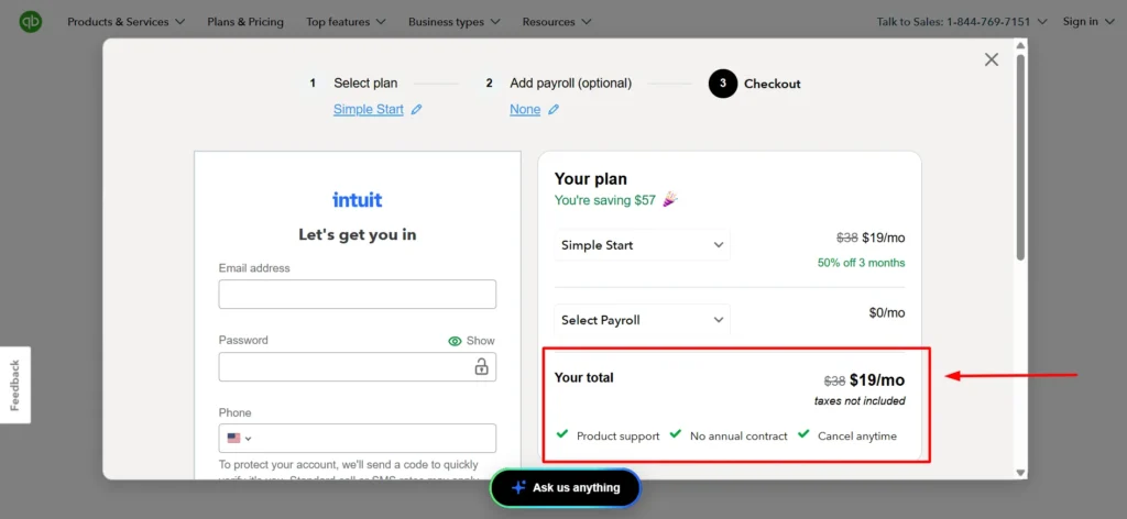 QuickBooks Login step 8